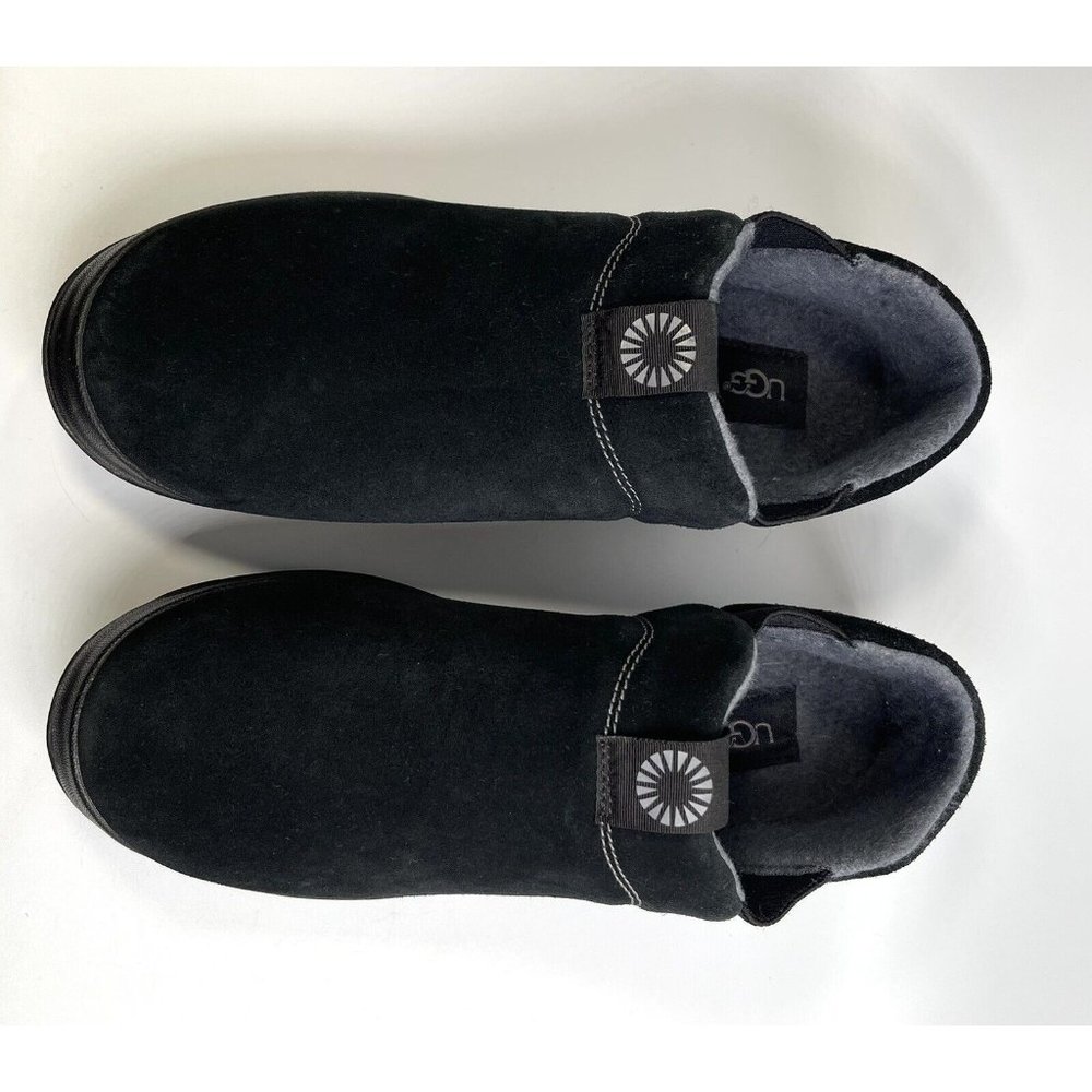 Ugg Men's 1017266 Hanz Black Ankle-High Suede Slipper Pull on 9M EUR 42 - Picture 3 of 10